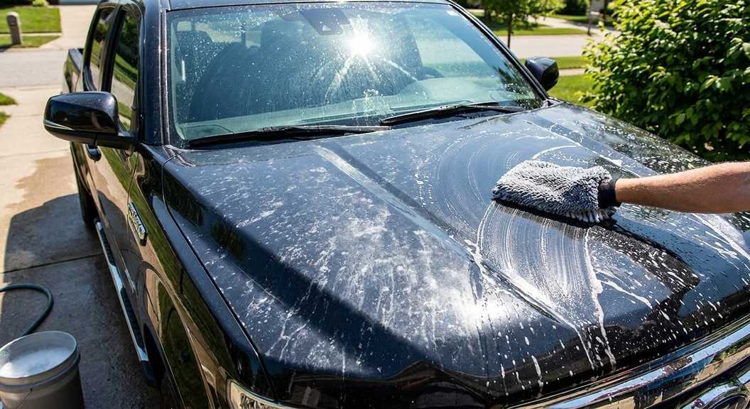 Do Mineral Deposits on Your Truck Make Washing Harder?