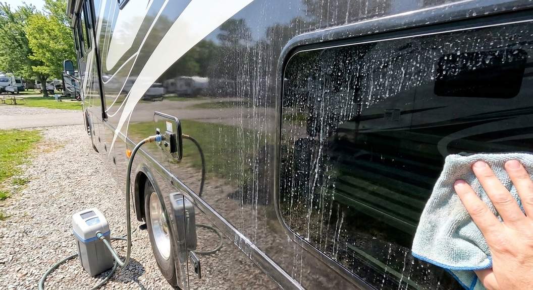 Is Hard Water on Your RV Leaving White Stains Behind?